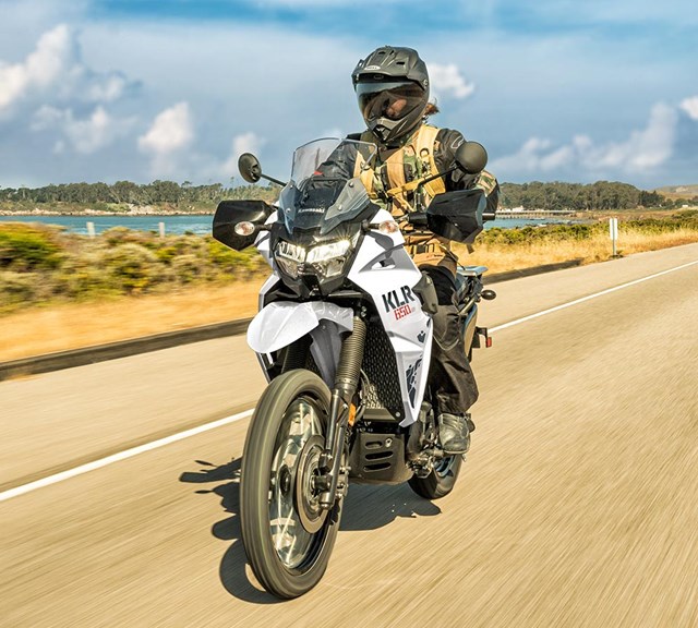 Image of 2024 KLR650 S  in action