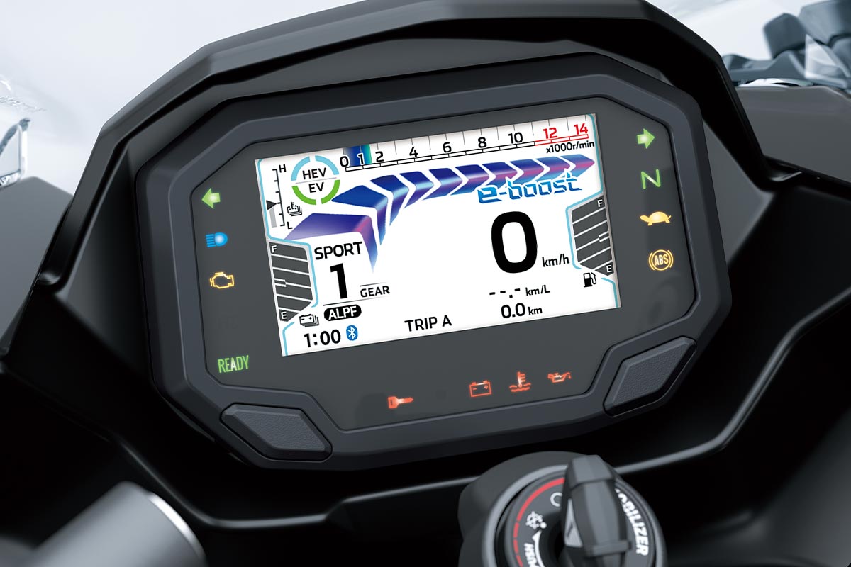 2024 NINJA 7 HYBRID Motorcycle | Canadian Kawasaki Motors Inc.