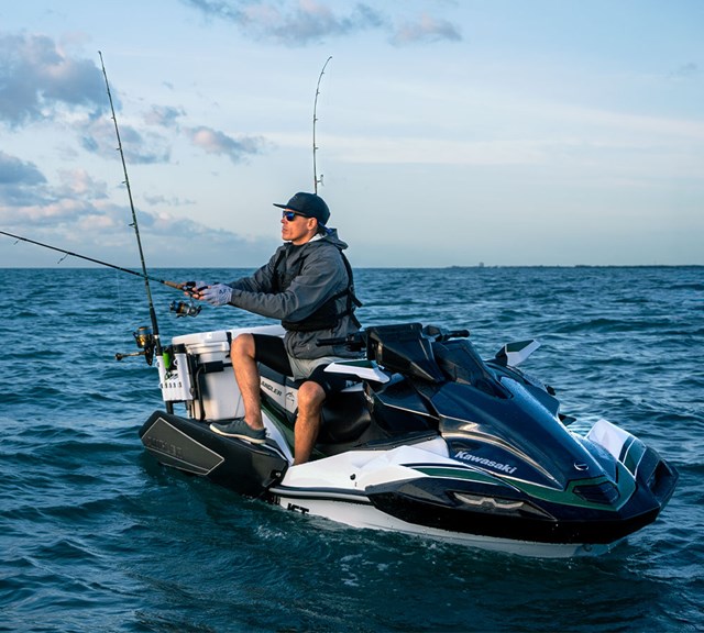 Image of 2025 JET SKI ULTRA 160LX-S ANGLER in action