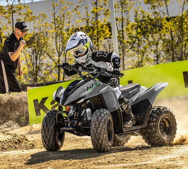 Image of 2025 KFX90 in action