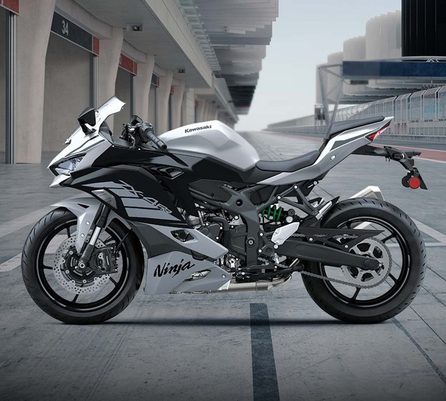 Image of 2025 NINJA ZX-4RR in action