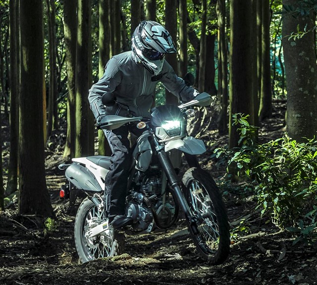 Image of 2026 KLX230 SHERPA S in action