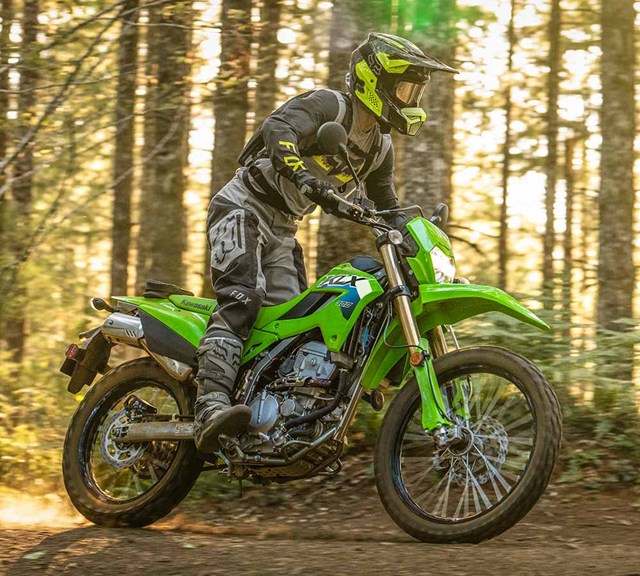 Image of 2026 KLX300 in action