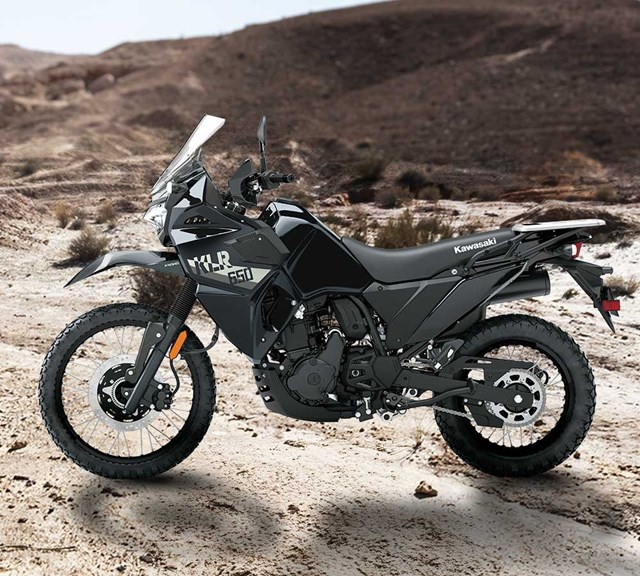 Image of 2026 KLR650 in action