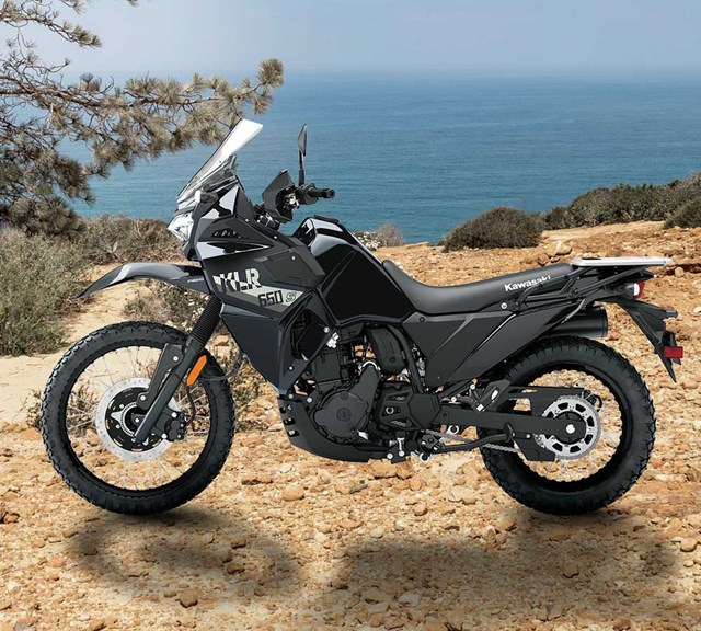 Image of 2026 KLR650 S in action