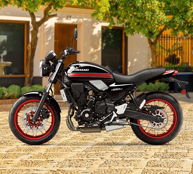 Image of 2026 Z650RS in action