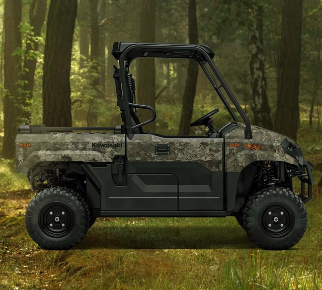 Image of 2027 MULE PRO-MX EPS CAMO in action