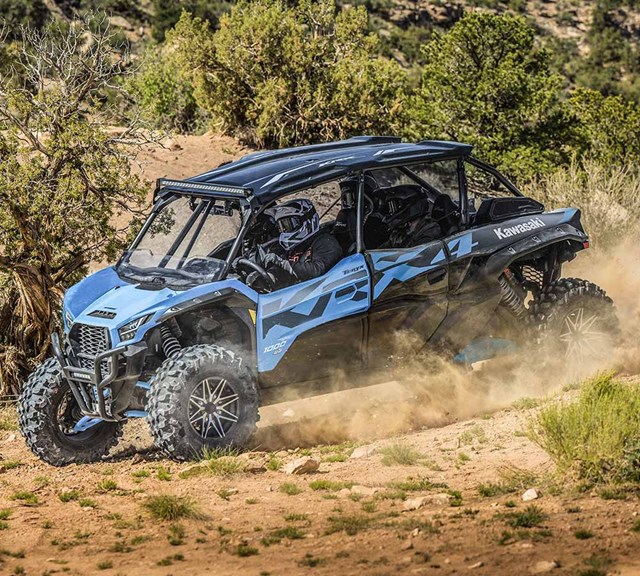 Image of 2027 TERYX KRX4 1000 eS SPECIAL EDITION in action