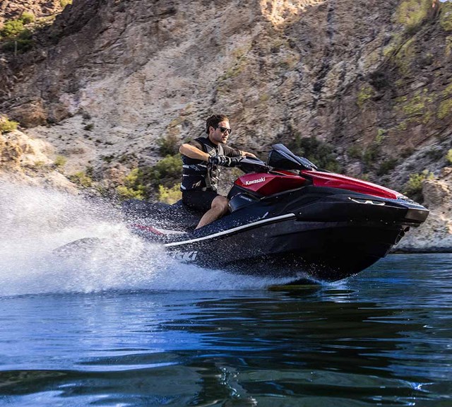 Image of 2027 JET SKI ULTRA 160LX in action