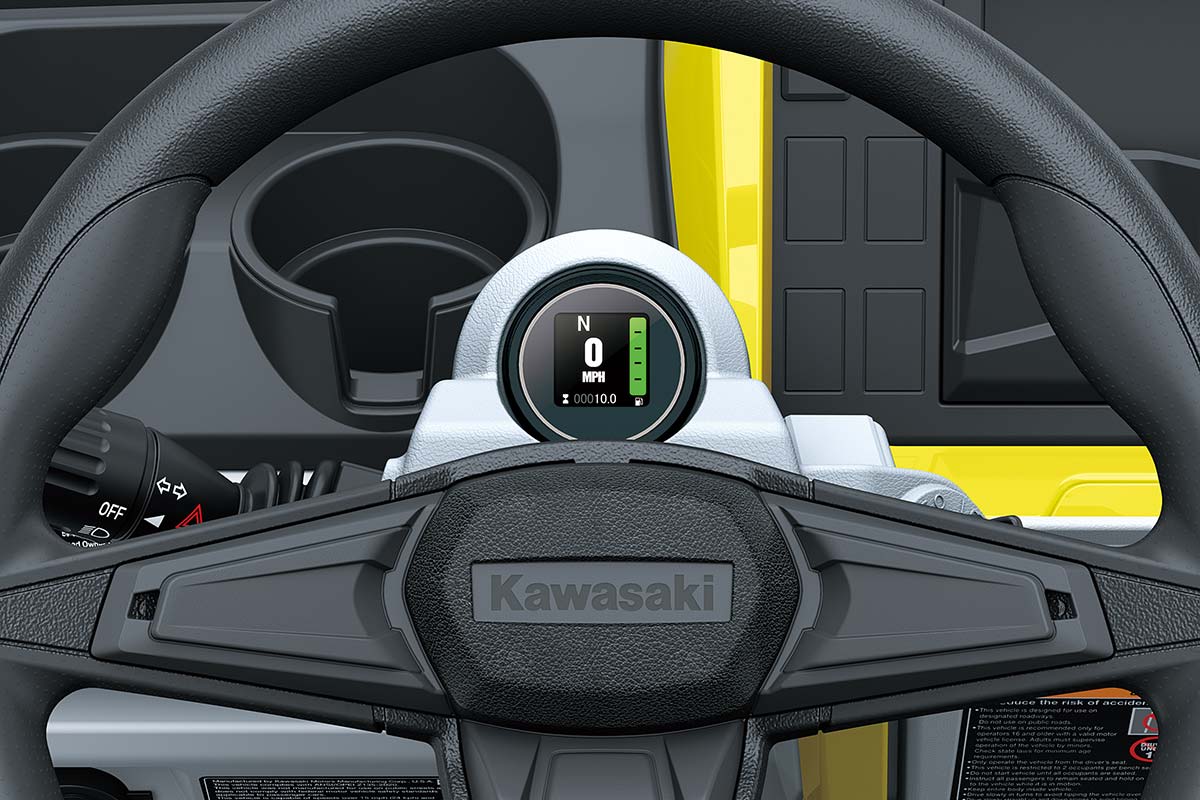 2027 Kawasaki NAV 2+2 dashboard and TFT display