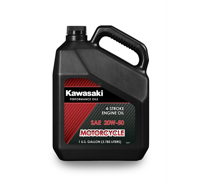 KAWASAKI PERFORMANCE 4-STROKE ENGINE OIL, 20W-50 (3,785Ml) detail photo 1