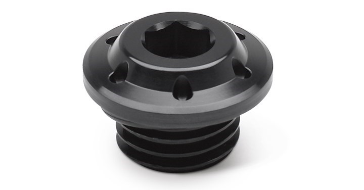 OIL FILLER CAP, BLACK detail photo 1