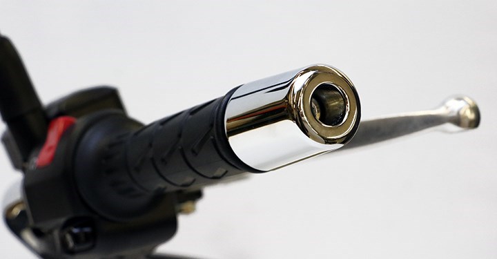 HANDLEBAR END CAPS, CHROME detail photo 1