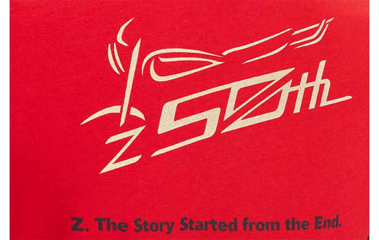 Z-50th ANNIVERSARY T-SHIRT - RED - (FEMALE)  detail photo 1