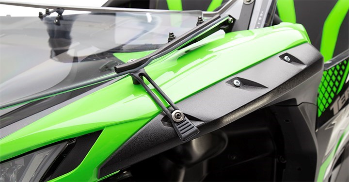 KQR FLIP-DOWN WINDSHIELD detail photo 4