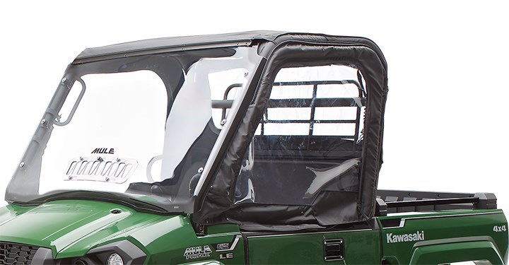 SOFT CAB ENCLOSURE UPPER DOOR SET, BLACK detail photo 2