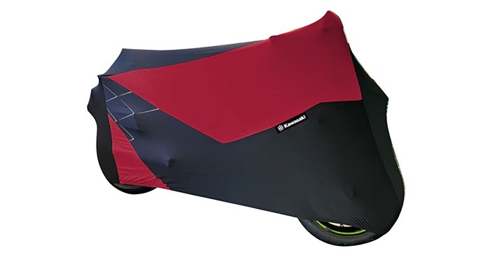 BIKE COVER SUPER STRETCH -RED detail photo 1