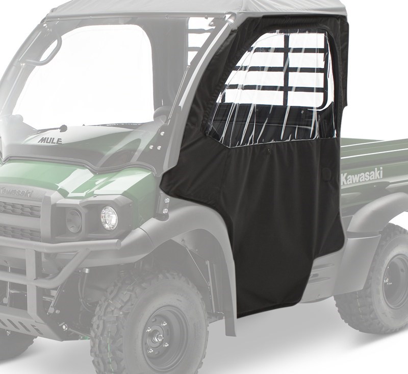 SOFT CAB ENCLOSURE DOOR SET, BLACK detail photo 2