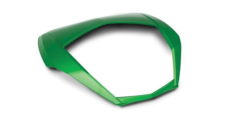KQR 47 LITRE TOP CASE TRIM, CANDY LIME GREEN detail photo 1