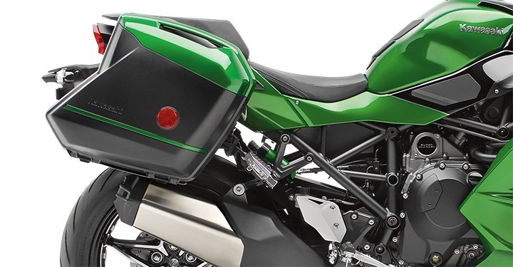 KQR 28 LITRE PANNIER COLOUR PANEL SET, EMERALD BLAZED GREEN detail photo 1