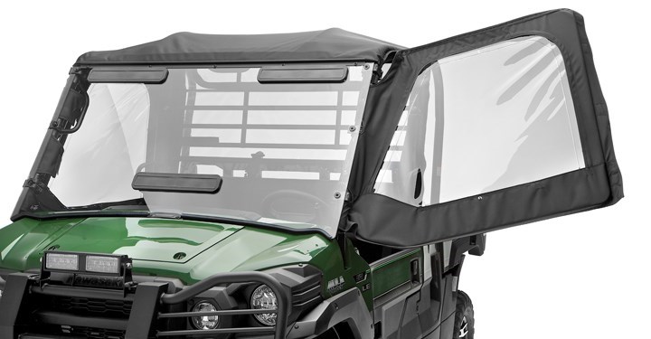 SOFT CAB ENCLOSURE DOOR SET, BLACK detail photo 2