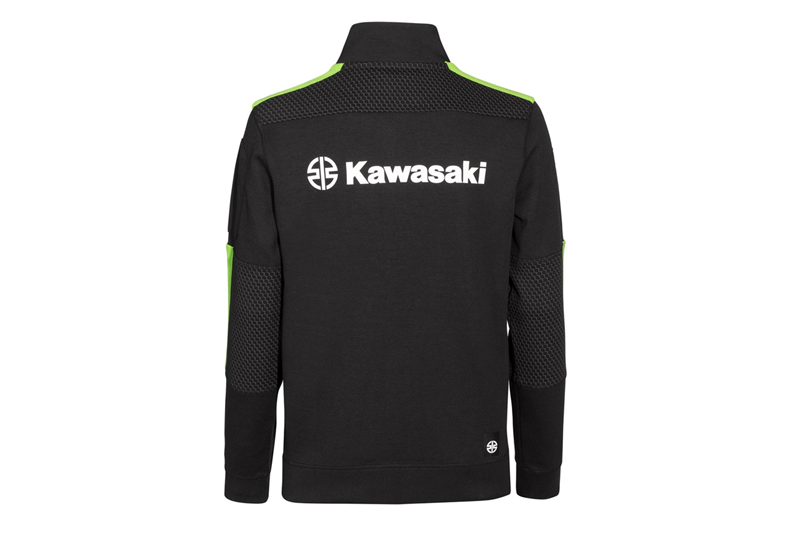 SPORTS SWEATER MALE (BLACK / GREEN) detail photo 4