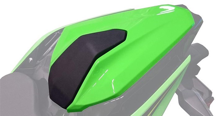 SOLO SEAT COWL ASSEMBLY, LIME GREEN detail photo 1