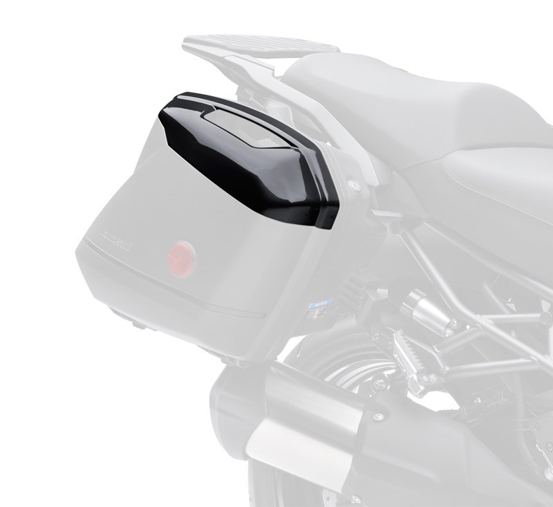 KQR 28 LITRE PANNIER SET, COLOUR PANEL, METALLIC SPARK BLACK detail photo 1