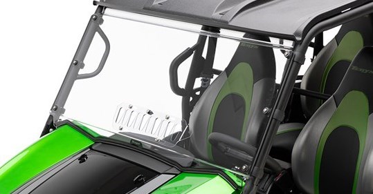 KQR FULL POLYCARBONATE WINDSHIELD detail photo 2
