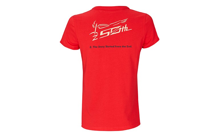 Z-50th ANNIVERSARY T-SHIRT - RED - (FEMALE)  detail photo 5
