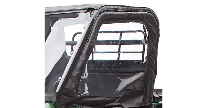 SOFT CAB ENCLOSURE UPPER DOOR SET, BLACK detail photo 1
