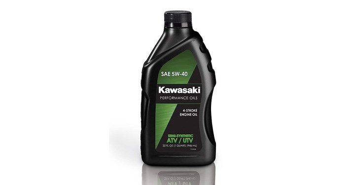 KAWASAKI PERFORMANCE 5W-40 SEMI-SYNTHETIC ATV / UTV OIL detail photo 1