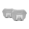 21 LITRE SIDE CASE PANEL SET, SILVER photo thumbnail 1
