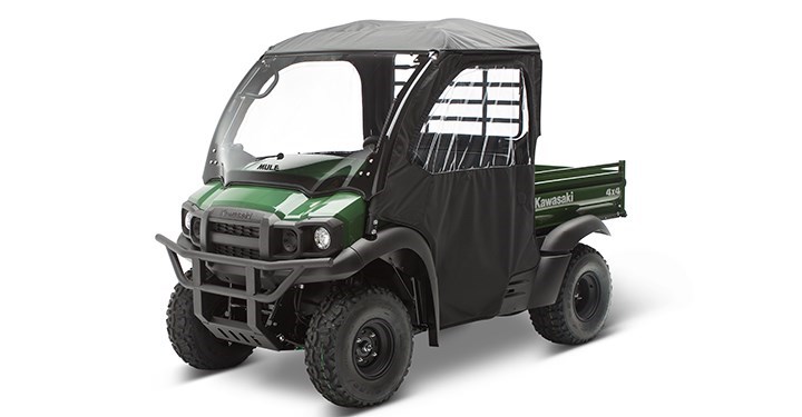 SOFT CAB ENCLOSURE ROOF AND BACK, BLACK detail photo 1