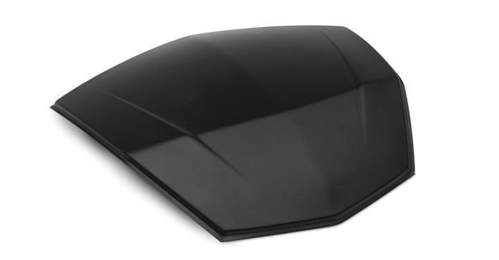 KQR 47 LITRE TOP CASE, COLOUR PANEL, BLACK detail photo 1