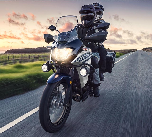 Image of 2025 VERSYS-X 300 TOURER in action