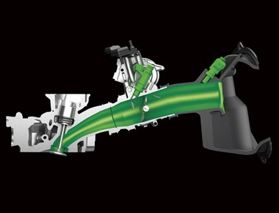 Dual injector in motorcycle engine