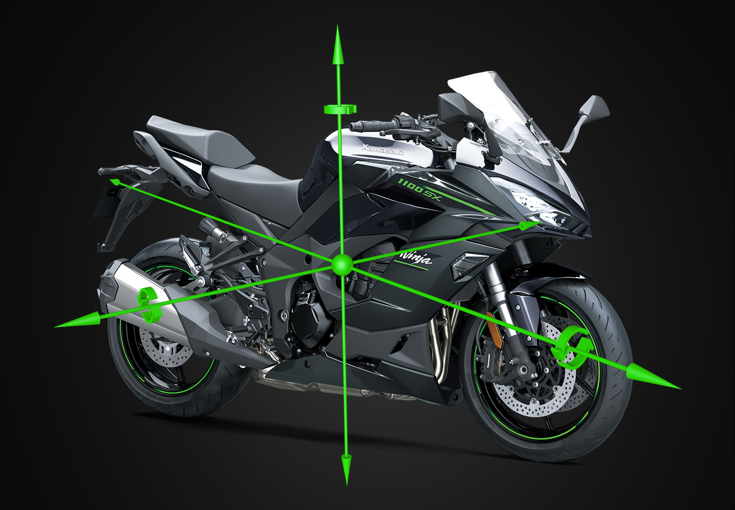 カイヨウ2 1994 Kawasaki ZX600E2 NINJA ZX-6 Standard Equipment & Specs