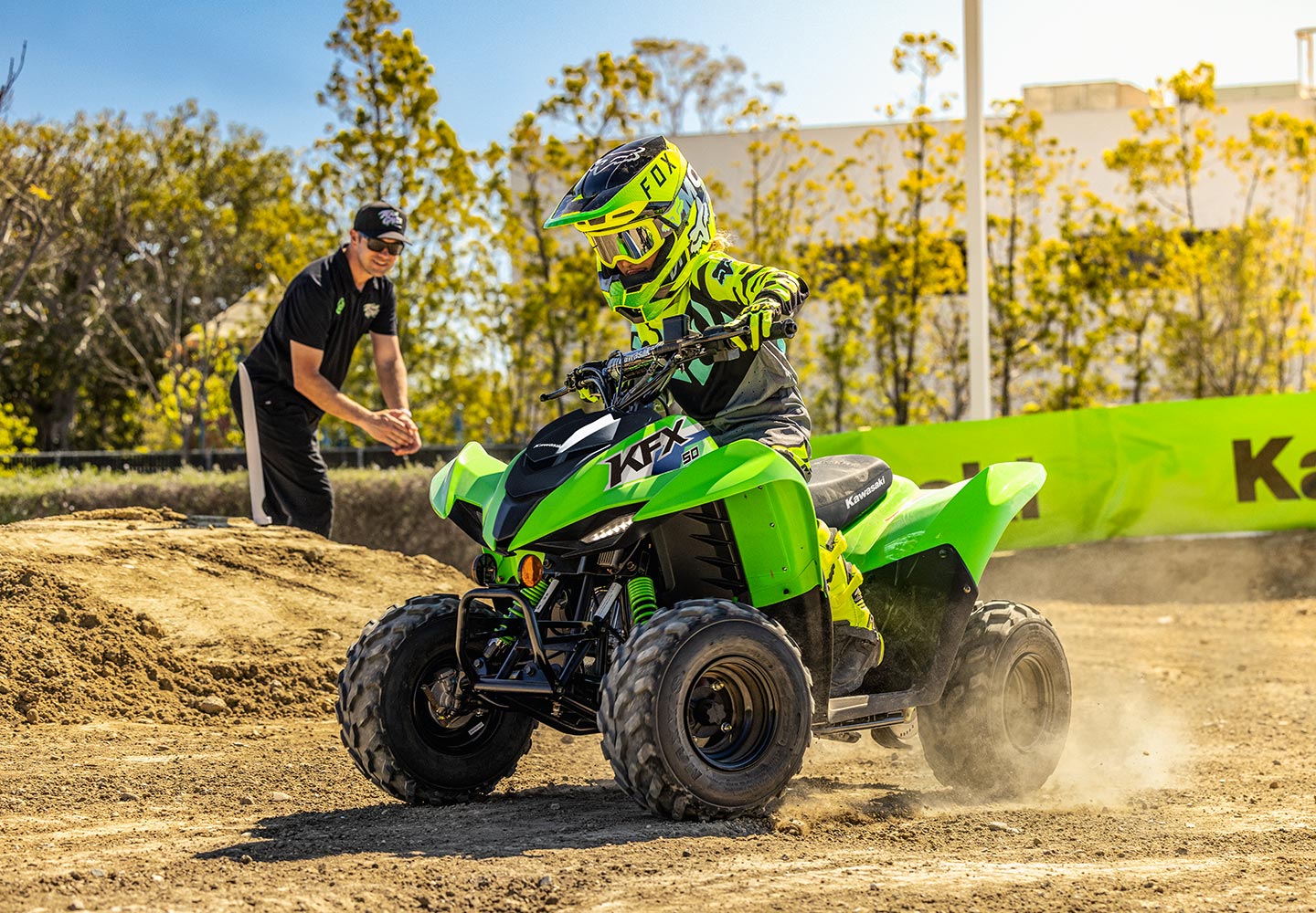 K.KID Kawasaki KFX®50 | Youth ATV | Introductory Four-Wheeler