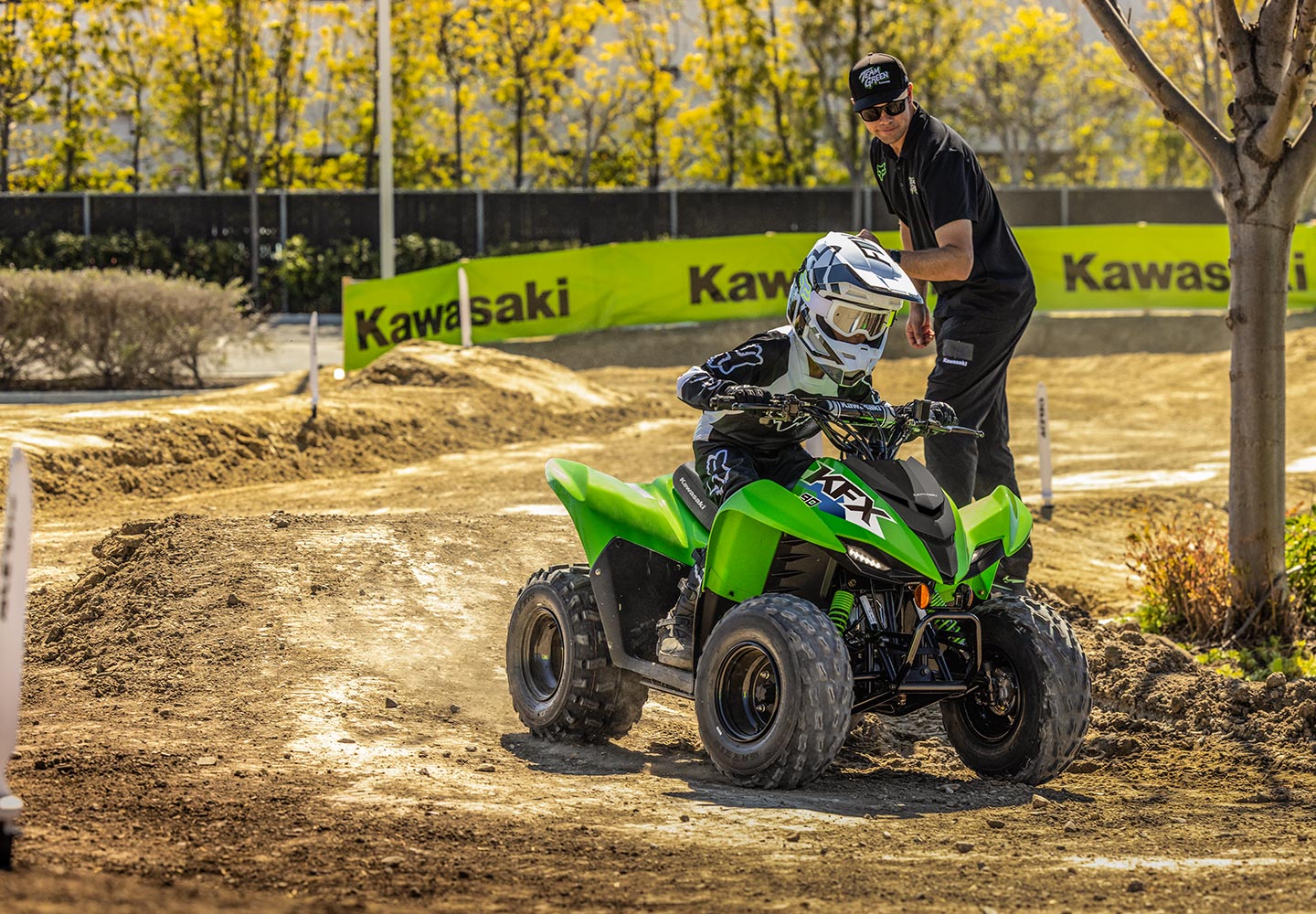 Kawasaki KFX®90 | Youth ATV | Mid-Level Four-Wheeler