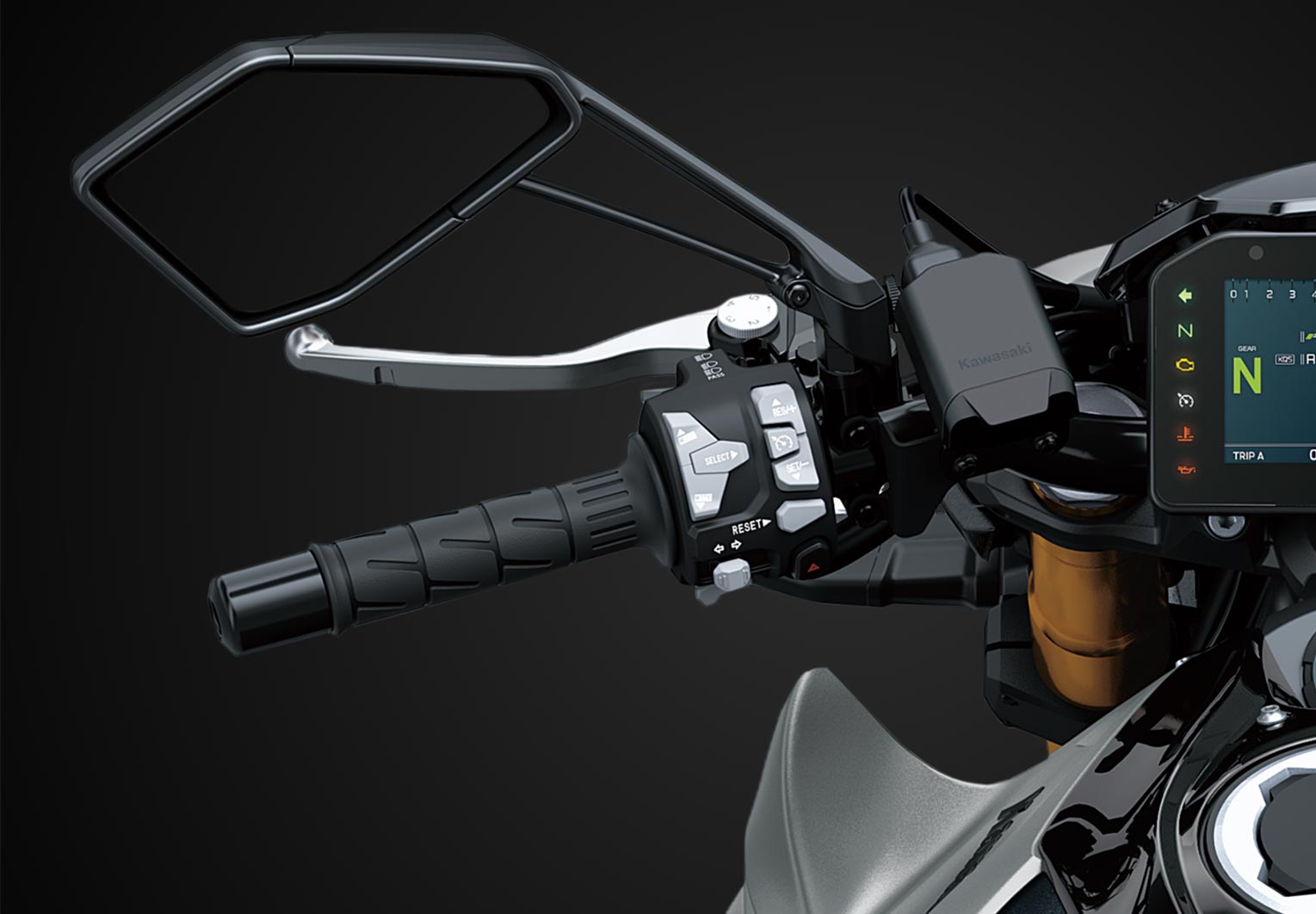 clear　2個セット Kawasaki Z1100 | Supernaked Motorcycle | Sugomi™ awakens