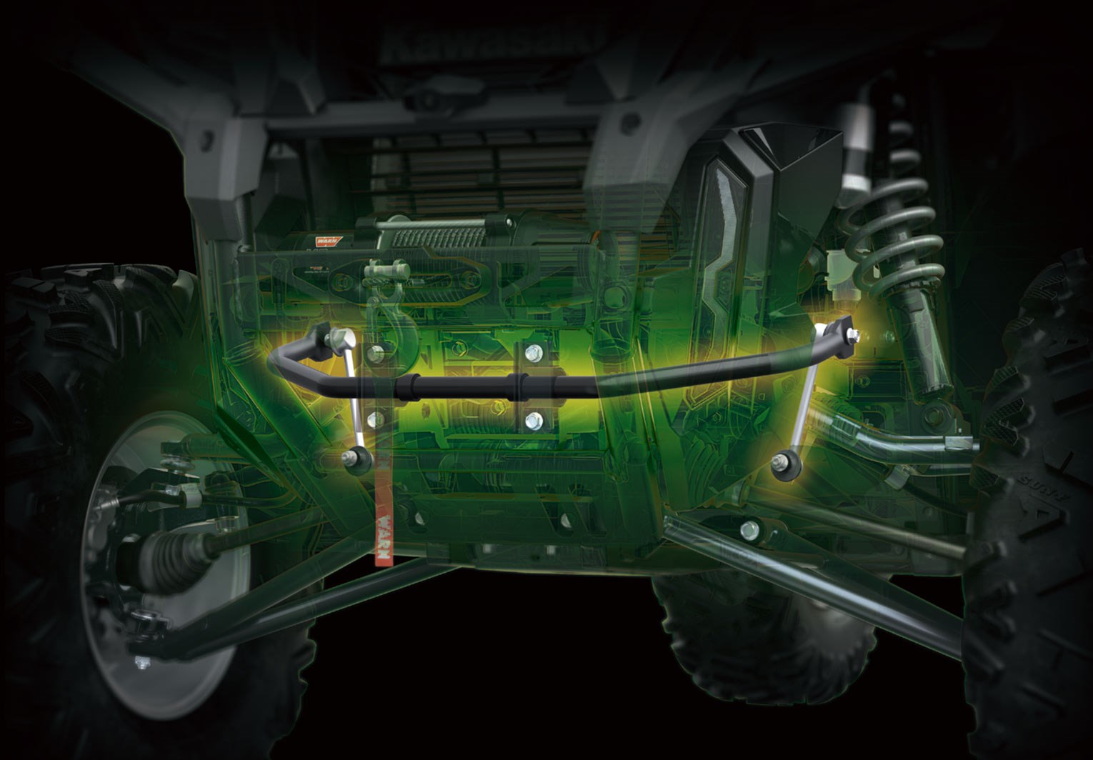 EQUIPPED FOR RUGGED TERRAIN