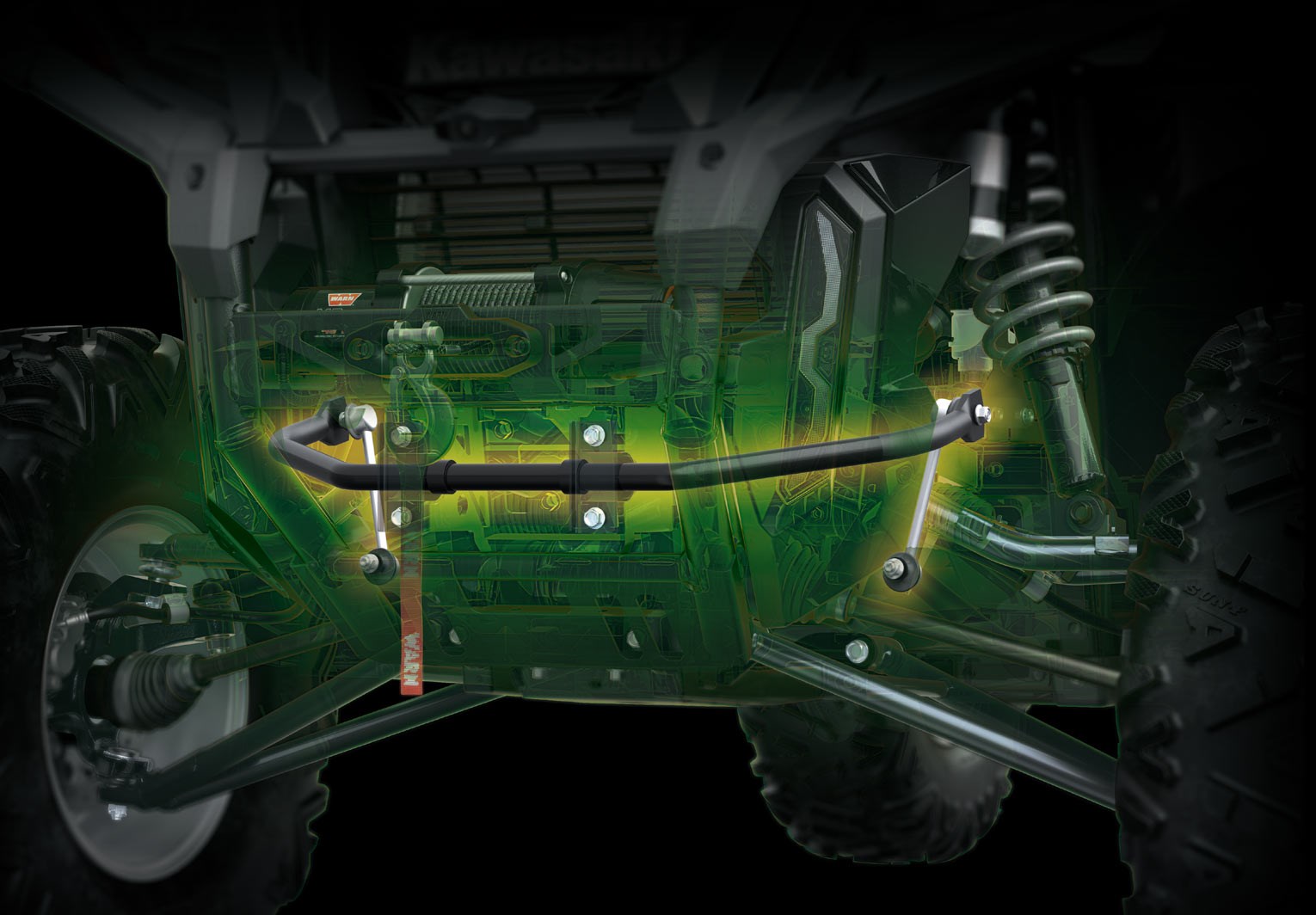 EQUIPPED FOR RUGGED TERRAIN