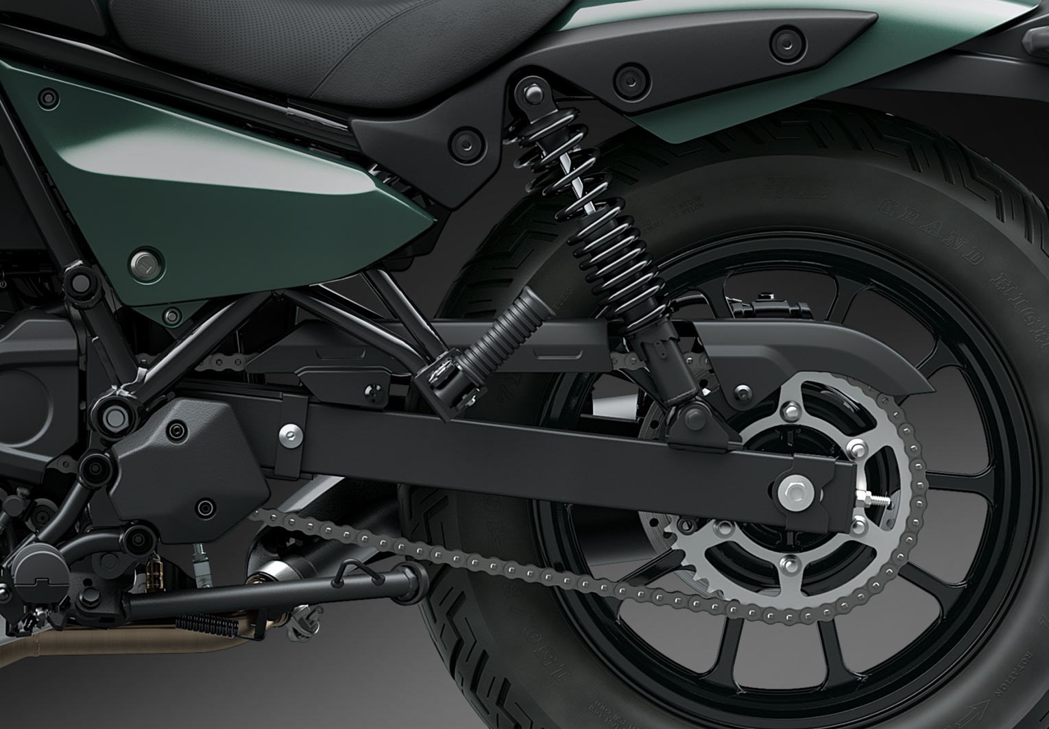Twin-Shock Rear Suspension