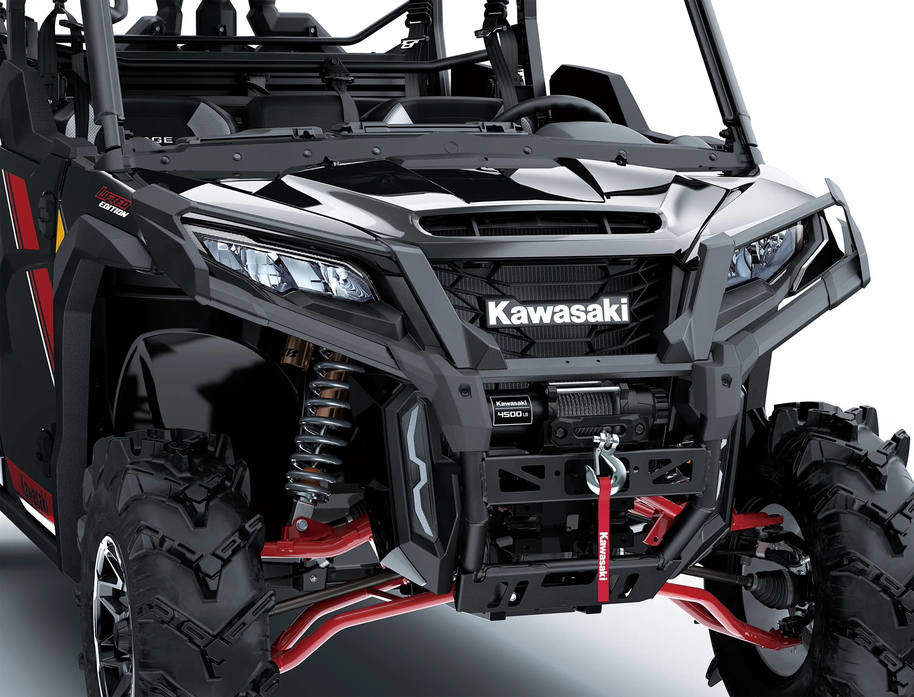 Front end of a side x side.