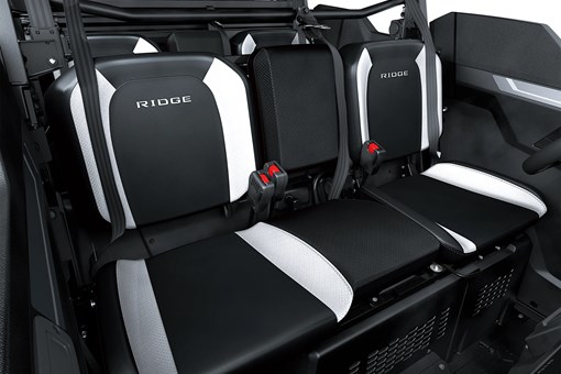 Rear seats in a side x side. opens in a new window