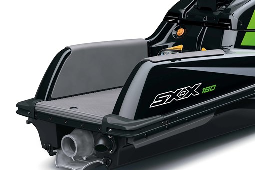 Rear deck of a personal watercraft in a white studio background. opens in a new window