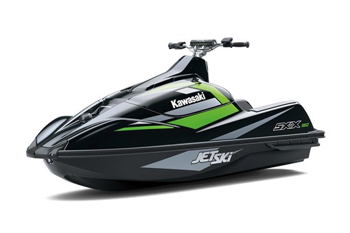 Three-quarter front angle of a personal watercraft staged in a white studio background. opens in a new window