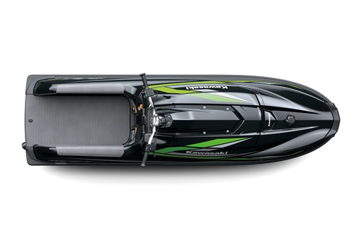 Overhead angle of a personal watercraft staged in a white studio background. opens in a new window