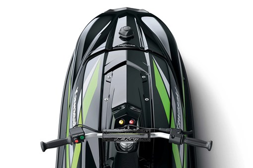 Overhead angle of a personal watercraft in a white studio background. opens in a new window